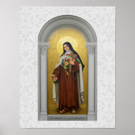 Poster Rua... Terese de Lisieux Little Flower de Jesus