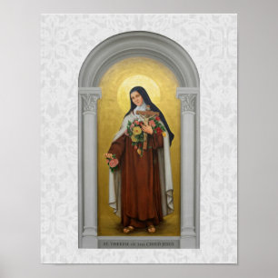 Poster Rua... Terese de Lisieux Little Flower de Jesus