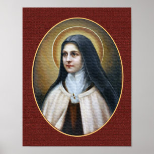 Póster Rua Therese do retrato de Lisieux
