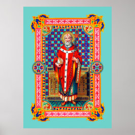 Poster Rua. Thomas Becket em Red Chasuble (K 34)