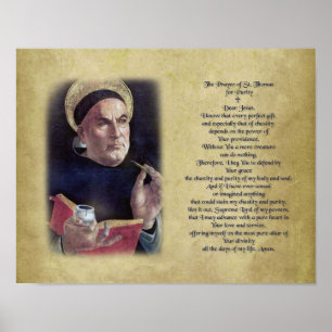 Poster Rua, Tomás Orador de Aquinas por Pureza.