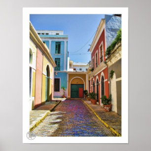 Poster Rua velha de San Juan
