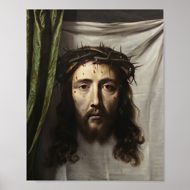 Poster Rua Veronica Veil Enrolado Jesus Enfrentando Santo (Frente)