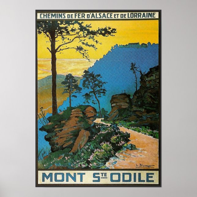 Poster Rua Vintage Mont. Odile Viagem (Frente)