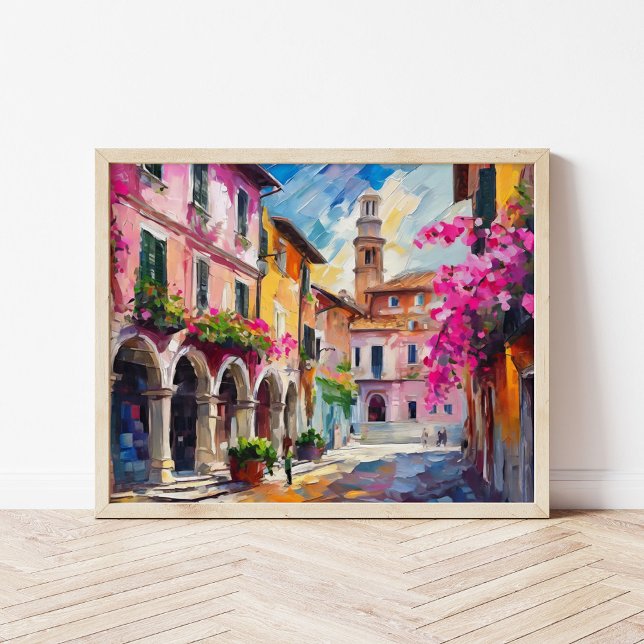 Poster Ruas da Abstrato de Arte Moderna da Itália (Criador carregado)