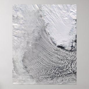 Póster Ruas da nuvem no mar de Labrador