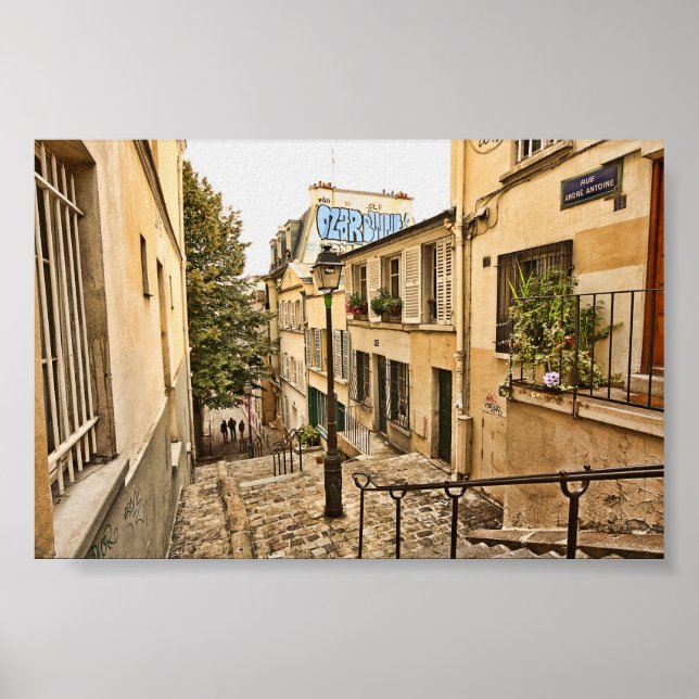 Poster Ruas de Paris (Frente)