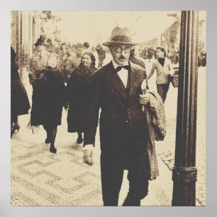 Poster Ruas em Lisboa (Fernando Pessoa)