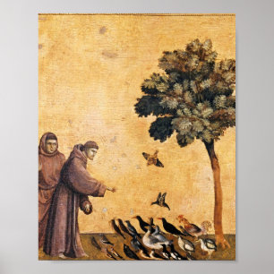 Poster Ruas, Francisco De Assis A Pregar As Aves