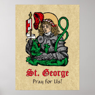 Poster Ruas. George e o Dragão (Nuremberga)