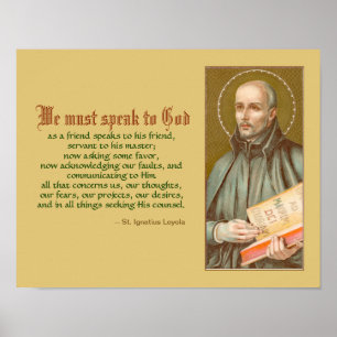 Poster Ruas. Ignatius Loyola (JM 27; Citação)
