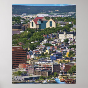 Poster Ruas. John's, Newfoundland, Canada, o