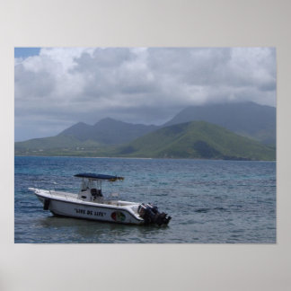 Poster Ruas Kitts, Turtle Beach