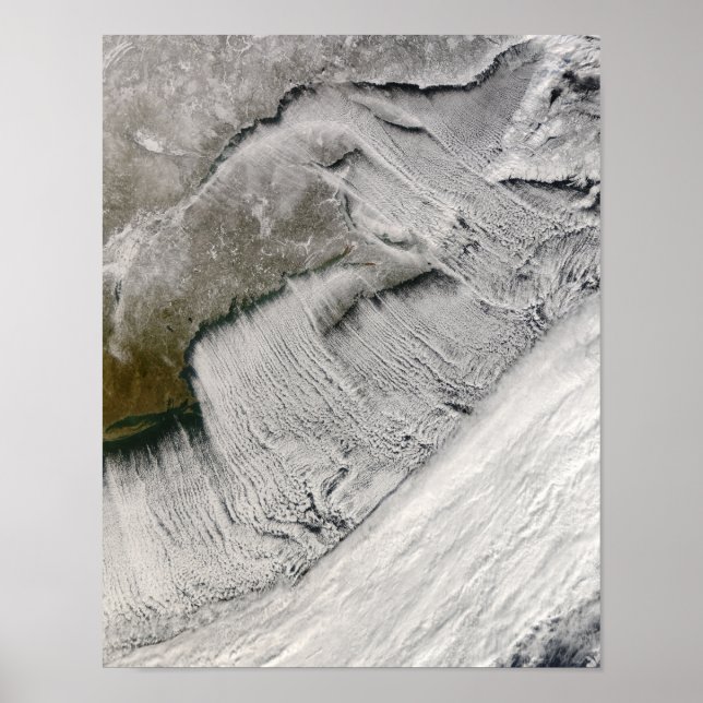 Poster Ruas nuvens da Nova Inglaterra e das Maritimes (Frente)