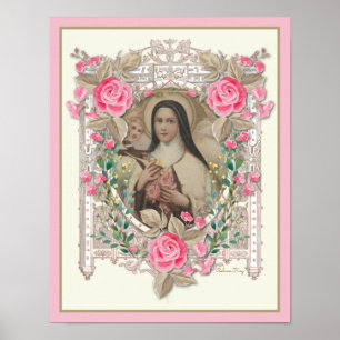 POSTER RUAS RELIGIOSAS CARMELITE NUN CATÓLICO