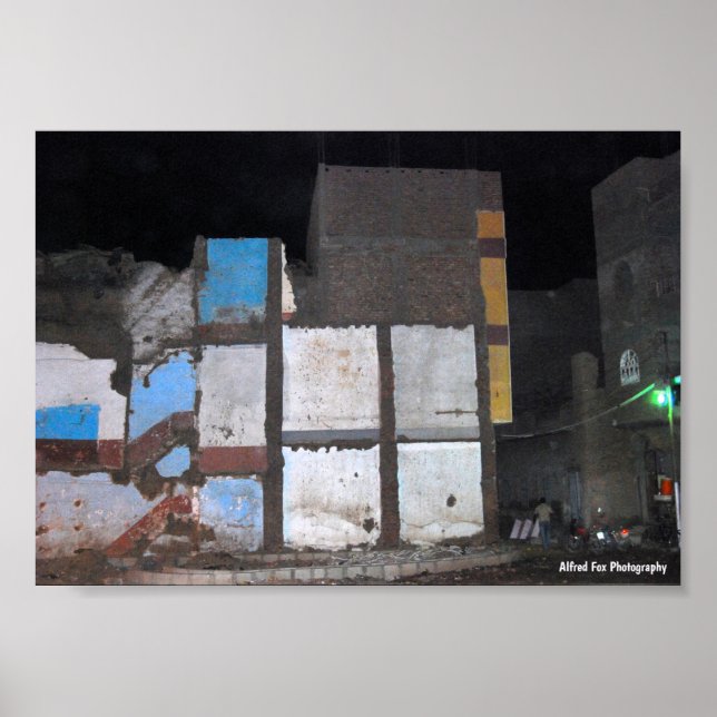 Poster Ruas secundárias de Luxor (Frente)