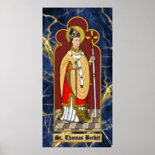 Poster Ruas. Thomas Becket com Espada (M 033; Colorida)