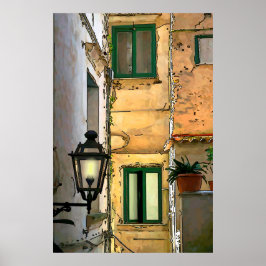 Póster Ruas traseiras Amalfi