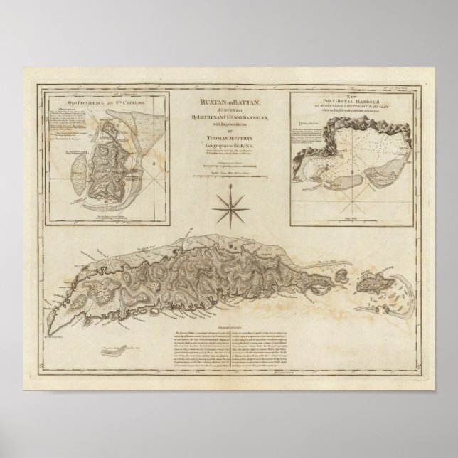 Poster Ruatan ou Rattan (Frente)