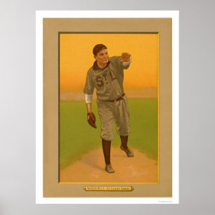 Poster Rube Waddell bronzeia o basebol 1911