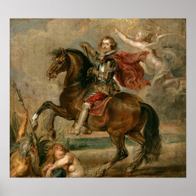 Poster Rubens - Duque Equestre De Buckingham (Frente)