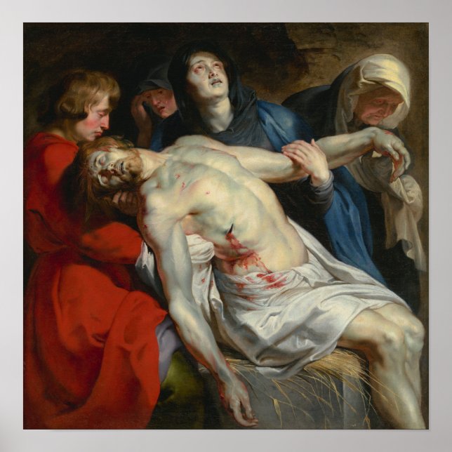 Poster Rubens - Sepultamento (Frente)