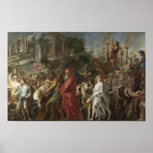 Poster Rubens - Um triunfo romano