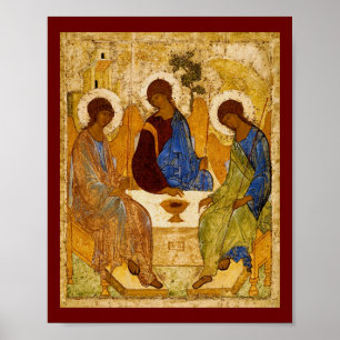 Poster Rublev Trinity at the Table