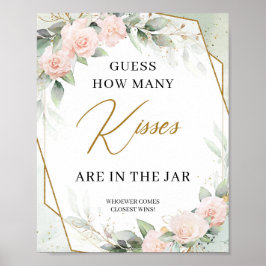 Poster Rubor Adivinhe quantos beijos estão no jarro