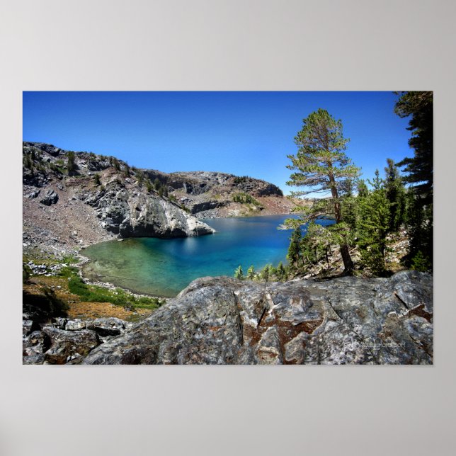 Póster Ruby Lake - John Muir Trail - Sierra Nevada (Frente)