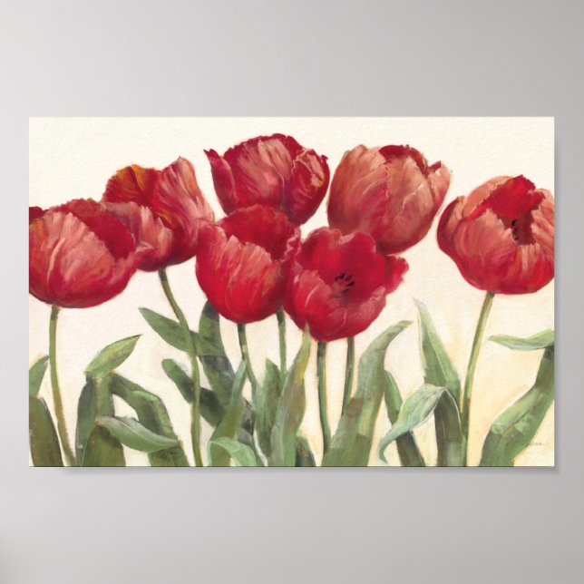 Póster Ruby Tulips (Frente)