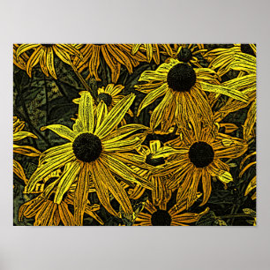 PÓSTER RUDBECKIAS