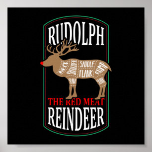 Poster Rudolph A Rebelde De Carne Vermelha