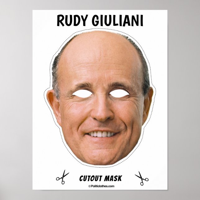 Poster RUDY GIULIANI Halloween Mask (Frente)
