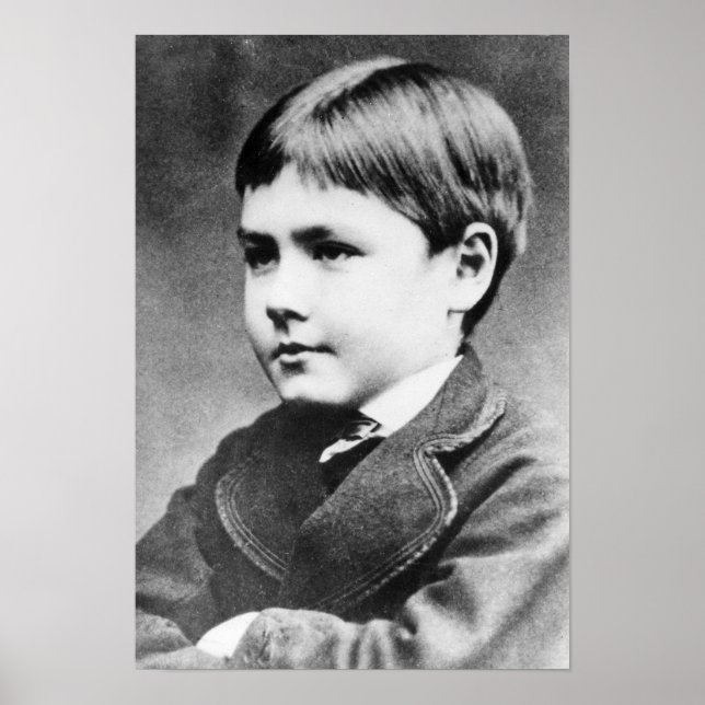 Poster Rudyard Kipling, c.1870 (Frente)