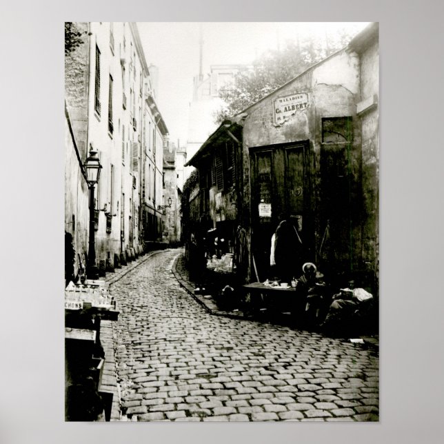 Póster Rue du Jardinet e o beco sem saída (Frente)