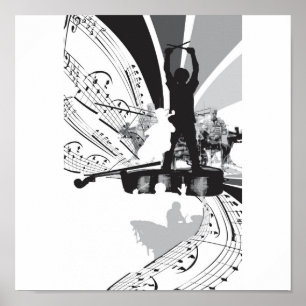 Póster rufa o violoncelo