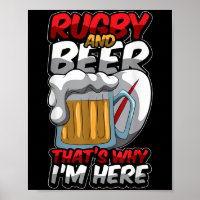 Rugby E Cerveja É Por Isso Que Estou Aqui Engraçad