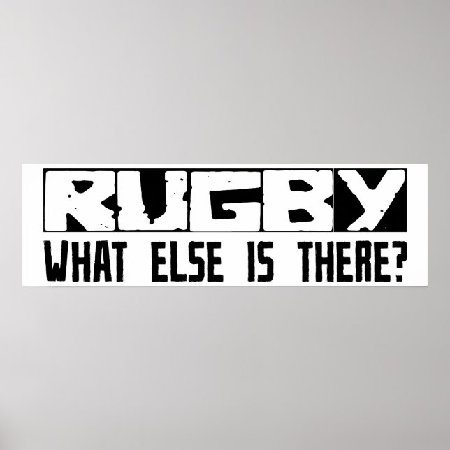 Póster Rugby, O Que Mais Há? (Frente)