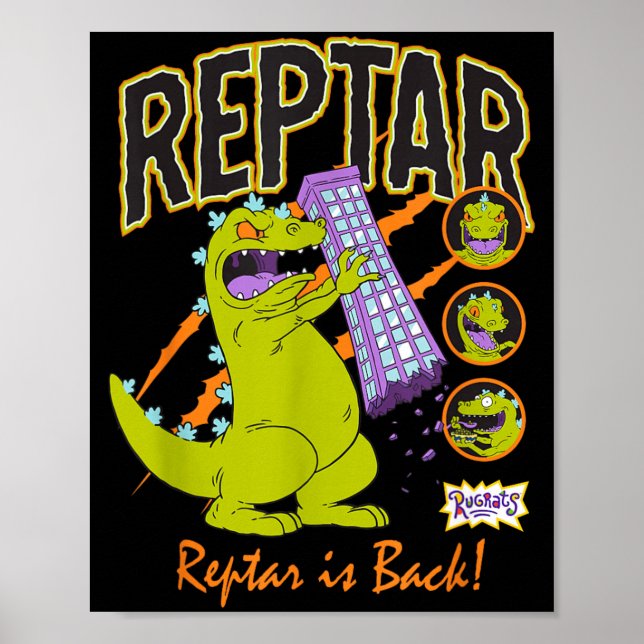 Poster Rugrats Reptar está de Volta (Frente)