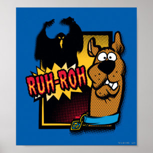 Póster Ruh-Roh Scooby-Doo e um Fantasma