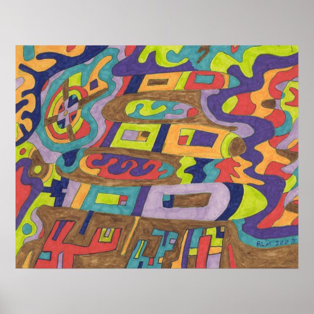 Poster Ruído alegre (Frente)