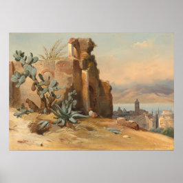 Poster Ruínas antigas perto de Messina - Rémond Fine Art