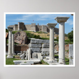 Póster Ruínas da basílica de St John, castelo de
