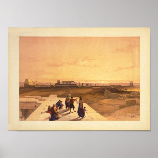 Poster Ruínas de Karnack (Frente)