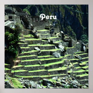 Póster Ruínas de Peru