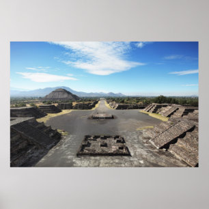 Poster Ruínas de Teotihuacan