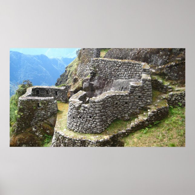 Poster Ruínas de trilha inca (Frente)