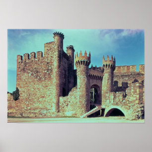 Póster Ruínas do castelo dos cavaleiros Templar