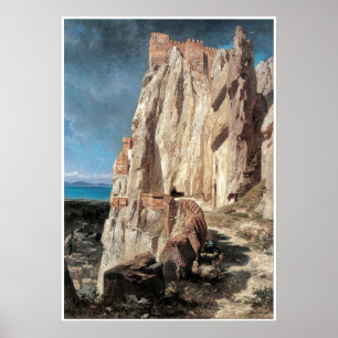 Poster Ruínas do palácio de Asraf, Jules Laurens